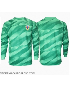 Croazia Portiere Maglia Gara Trasferta Repliche Europei 2024 Maniche Lunghe